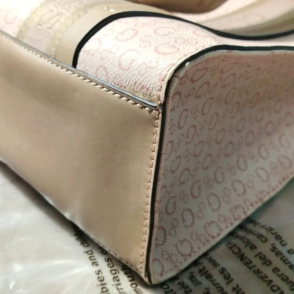 GUESS Blush Monogram Tote - Picture 10 of 10